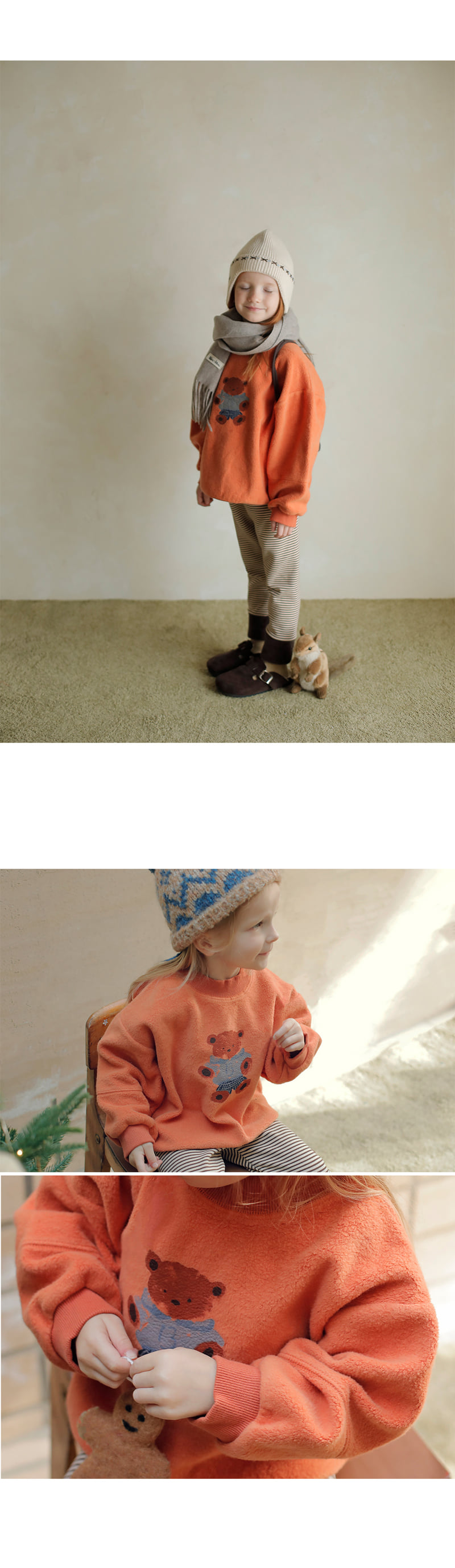 Bien A Bien - Korean Children Fashion - #kidzfashiontrend - Sandy Sweatshirt - 3