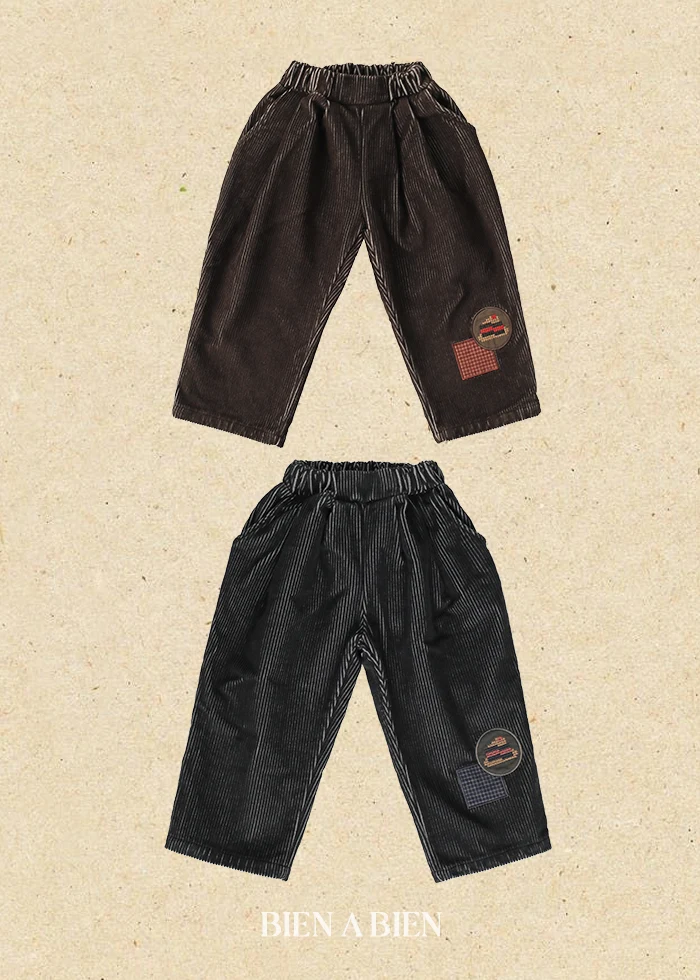 Bien A Bien - Korean Children Fashion - #kidzfashiontrend - Beno Patch Pants