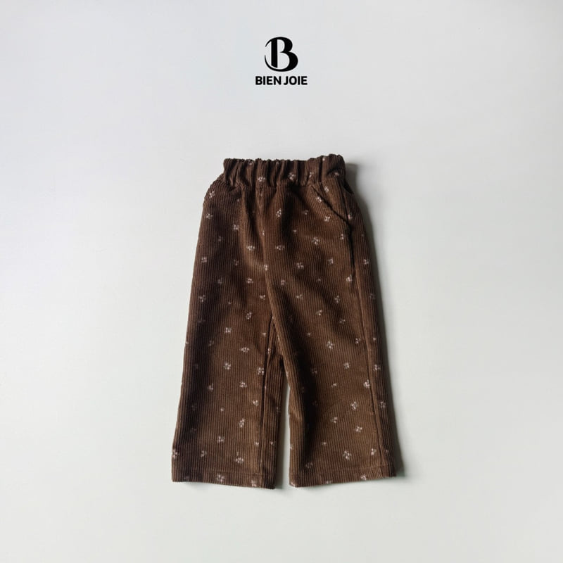 Bien Joie - Korean Children Fashion - #Kfashion4kids - Bouquet Corduroy Pants - 7