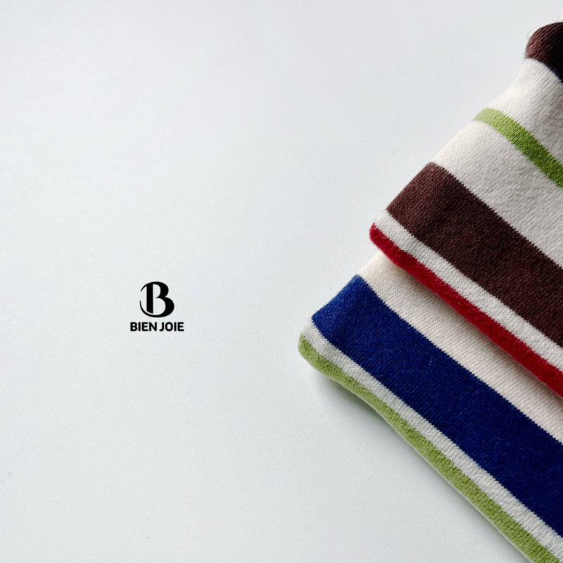 Bien Joie - Korean Children Fashion - #childrensboutique - Burning Stripe Tee - 6