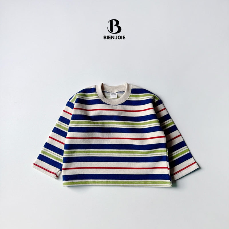 Bien Joie - Korean Children Fashion - #designkidswear - Burning Stripe Tee - 7