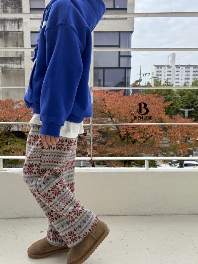 Bien Joie - Korean Children Fashion - #discoveringself - Snowflake Pants - 2