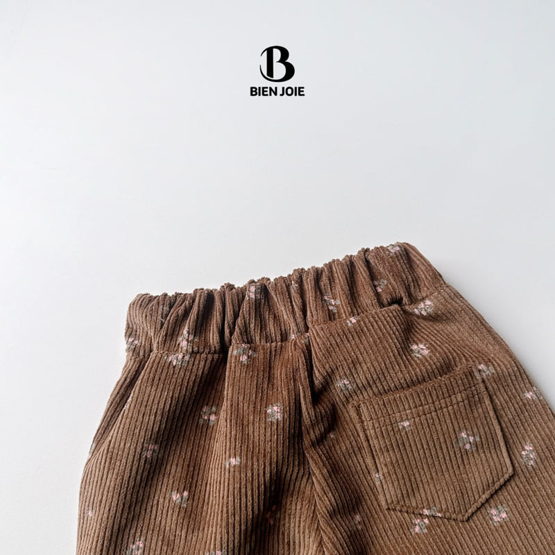 Bien Joie - Korean Children Fashion - #fashionkids - Bouquet Corduroy Pants - 3