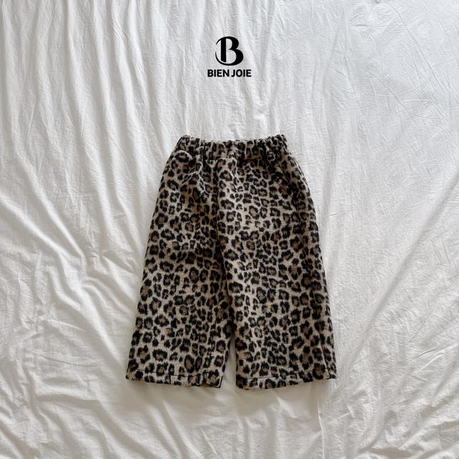 Bien Joie - Korean Children Fashion - #kidsshorts - Ruing Leopard Pants