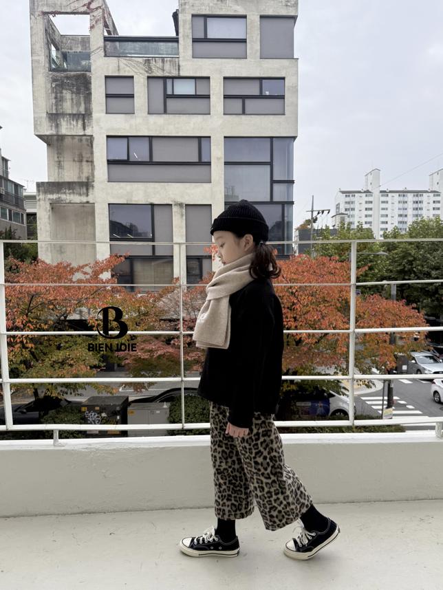 Bien Joie - Korean Children Fashion - #littlefashionista - Ruing Leopard Pants - 5