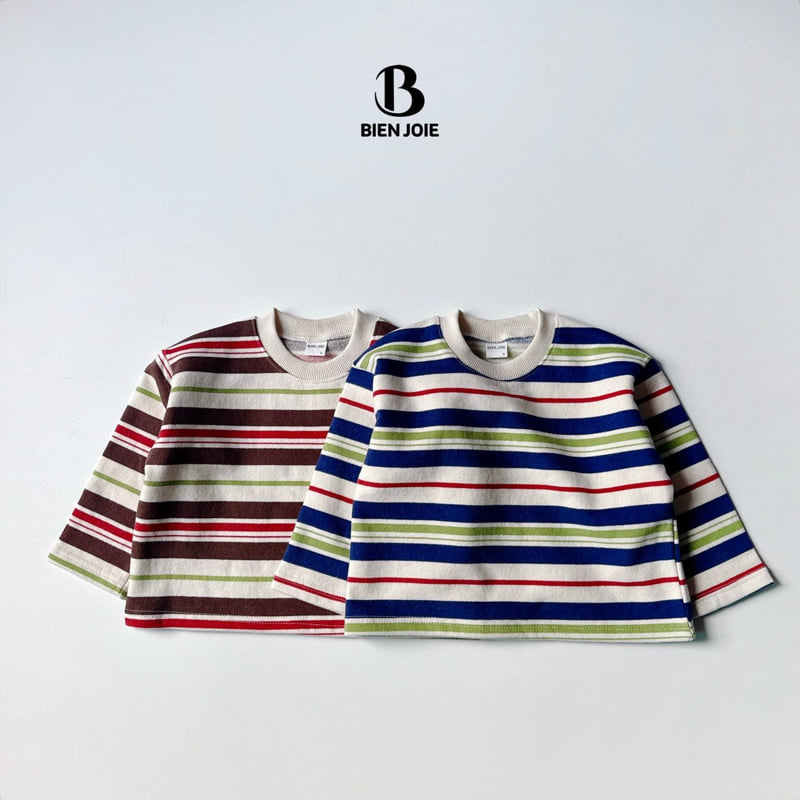 Bien Joie - Korean Children Fashion - #magicofchildhood - Burning Stripe Tee