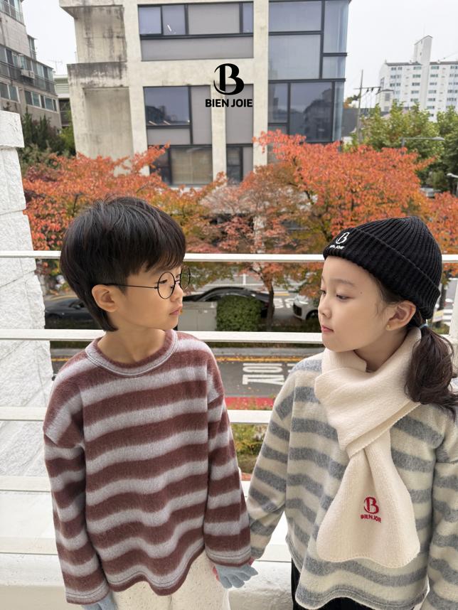 Bien Joie - Korean Children Fashion - #stylishchildhood - Lucy Stripe Tee - 12