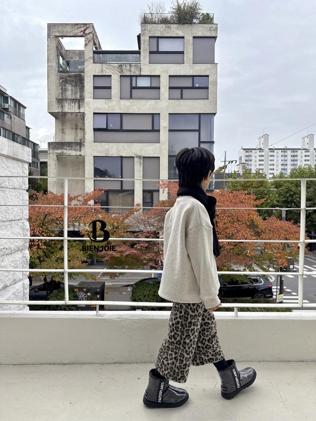 Bien Joie - Korean Children Fashion - #stylishchildhood - Ruing Leopard Pants - 11
