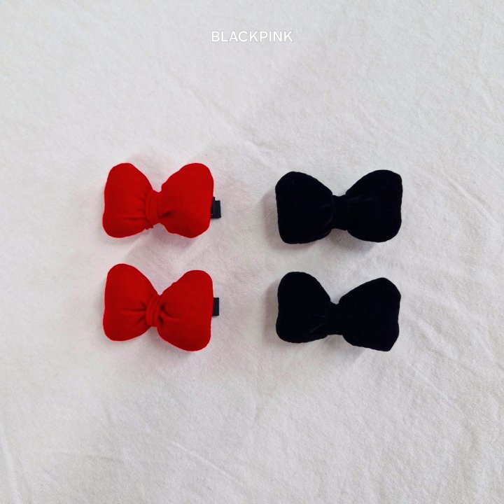 Black Pink - Korean Children Fashion - #Kfashion4kids - Christmas Puffy Ribbon Set - 9