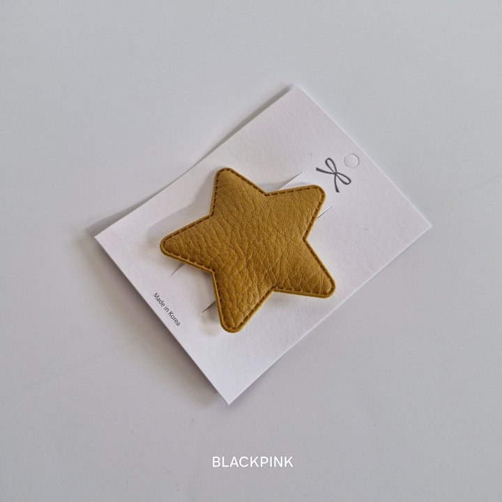 Black Pink - Korean Children Fashion - #Kfashion4kids - Glossy Star Snap Pin - 3
