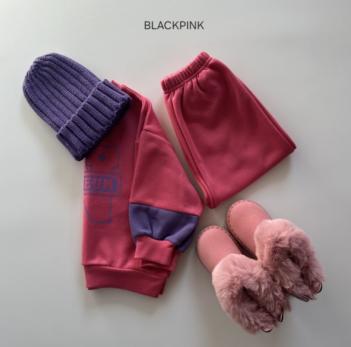 Black Pink - Korean Children Fashion - #Kfashion4kids - N Color Fleece Sweatshirt - 10