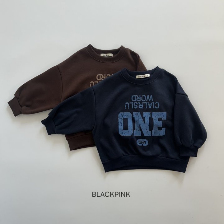 Black Pink - Korean Children Fashion - #Kfashion4kids - ONE Fleece Sweatshirt - 3