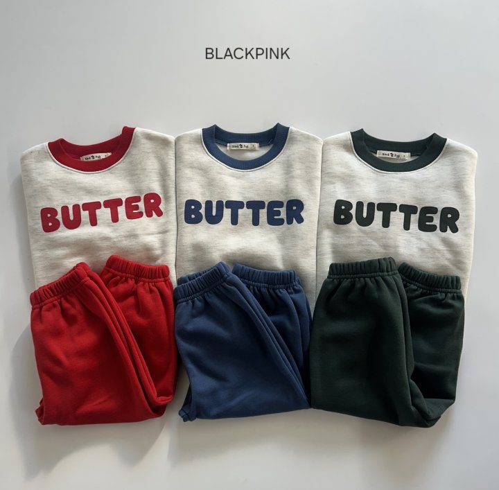 Black Pink - Korean Children Fashion - #Kfashion4kids - BUTTER Fleece Set-up