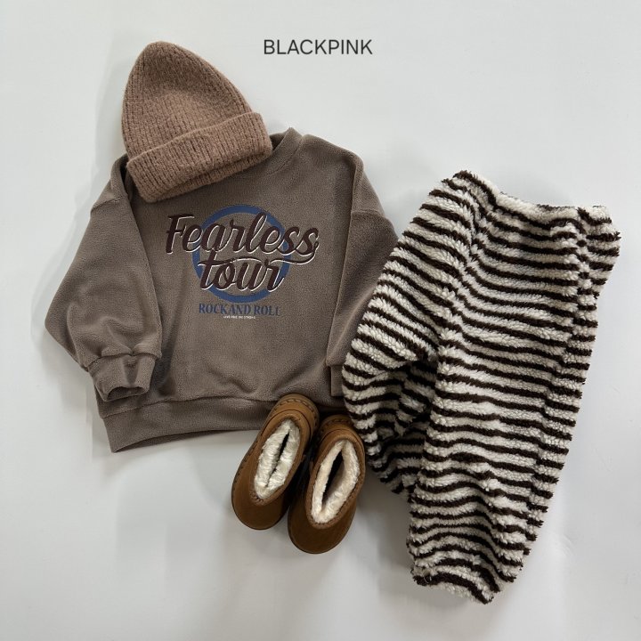 Black Pink - Korean Children Fashion - #Kfashion4kids - Cozy Stripe Jogger Pants - 9