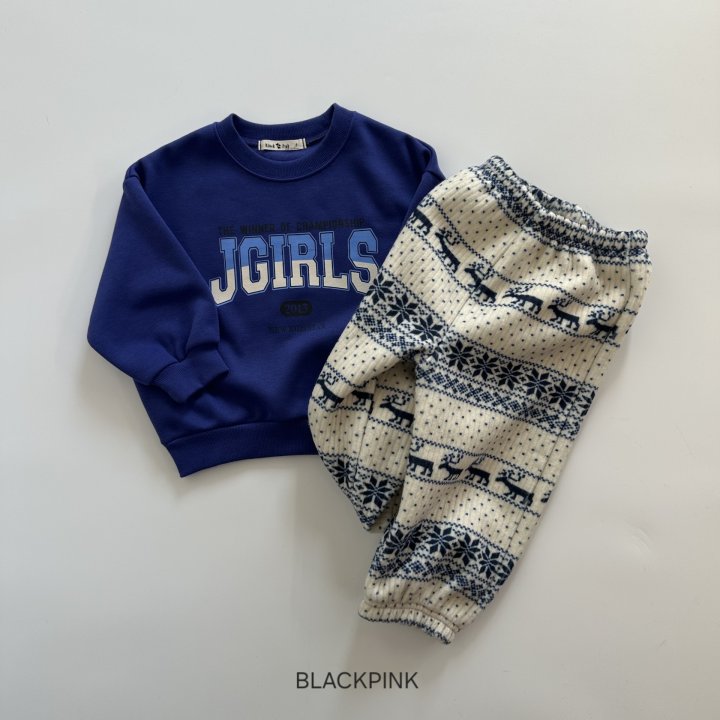 Black Pink - Korean Children Fashion - #Kfashion4kids - JGIRLS Fleece Sweatshirt - 8