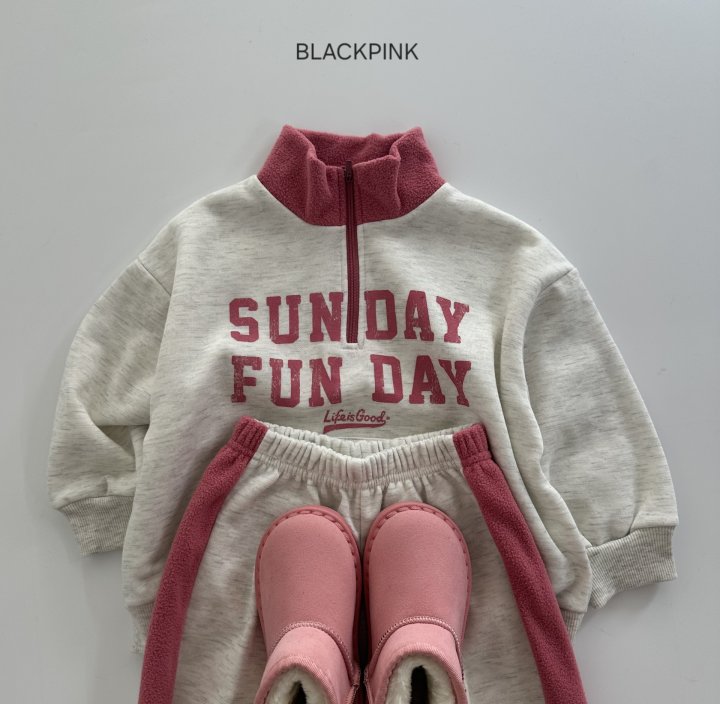 Black Pink - Korean Children Fashion - #Kfashion4kids - Sunday Cozy Set-up - 7