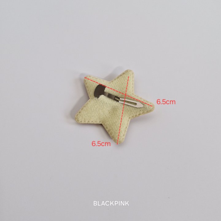 Black Pink - Korean Children Fashion - #childofig - Glossy Star Snap Pin - 11
