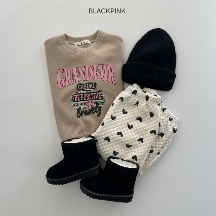 Black Pink - Korean Children Fashion - #childofig - GRANDRUR Fleece Sweatshirt - 7