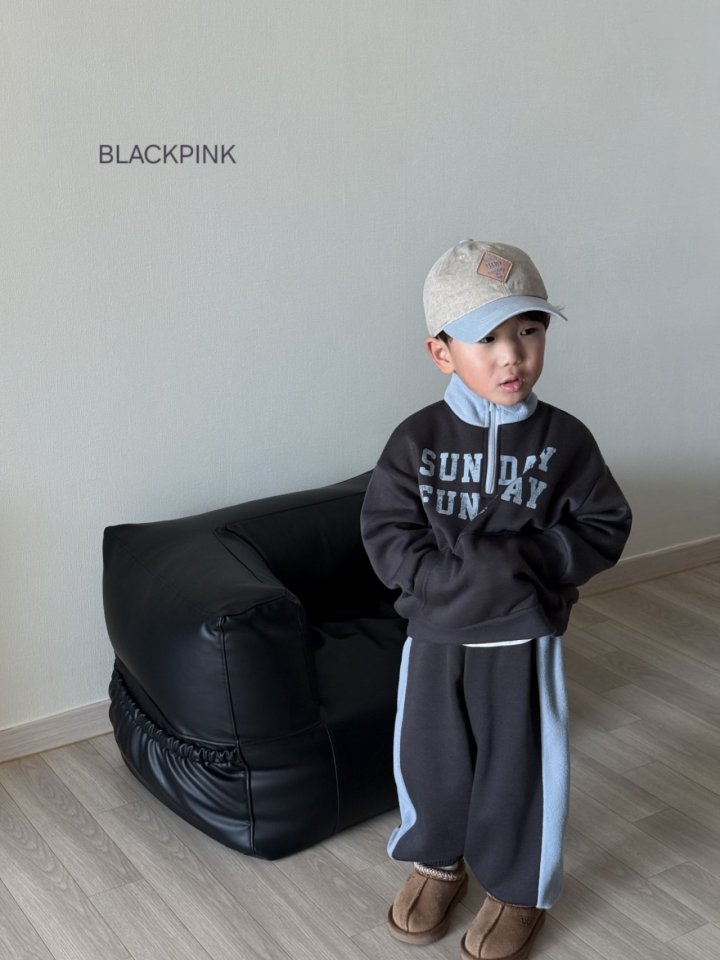 Black Pink - Korean Children Fashion - #childofig - Sunday Cozy Set-up - 12