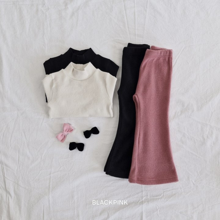 Black Pink - Korean Children Fashion - #childofig - Winter Peach Half Turtleneck - 7