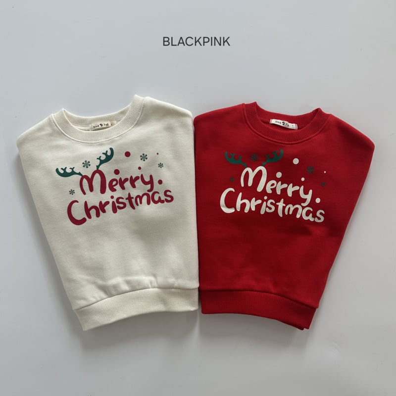 Black Pink - Korean Children Fashion - #childofig - Christmas Sweatshirt - 3