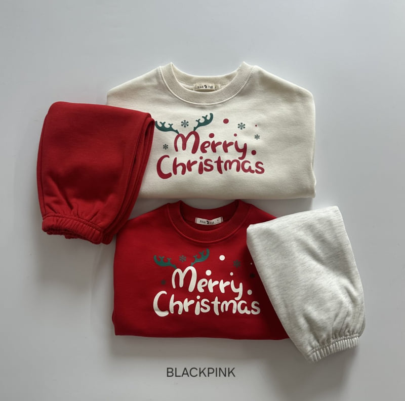 Black Pink - Korean Children Fashion - #childofig - Christmas Sweatshirt - 4