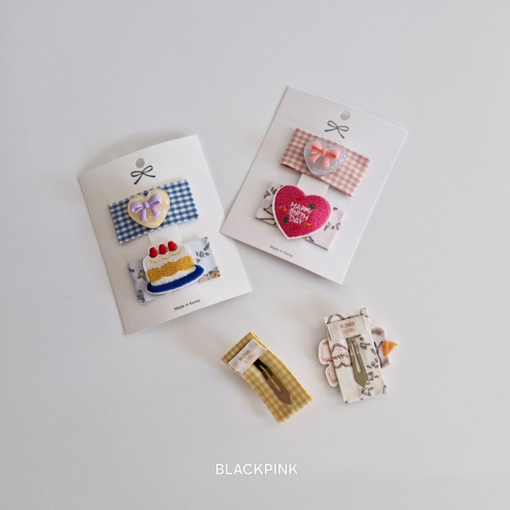 Black Pink - Korean Children Fashion - #childrensboutique - Happy Birthday Set - 7