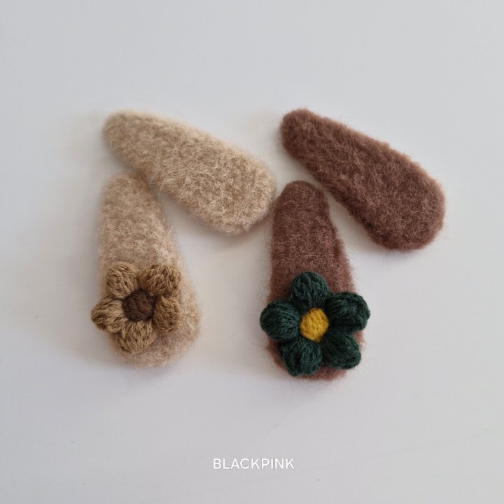 Black Pink - Korean Children Fashion - #childrensboutique - Flora Wool Set (set of 2) - 6