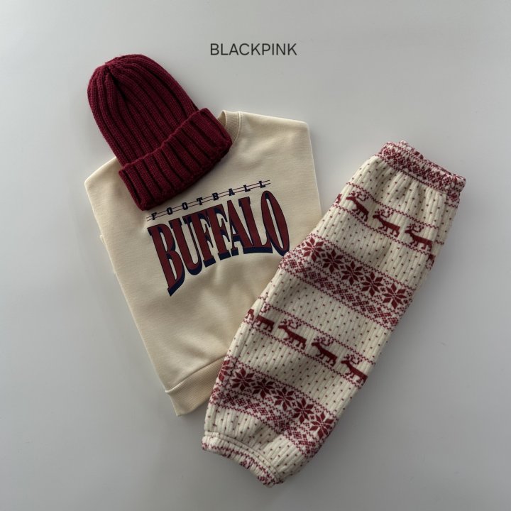 Black Pink - Korean Children Fashion - #childrensboutique - Thick Nordic Jogger Pants - 11