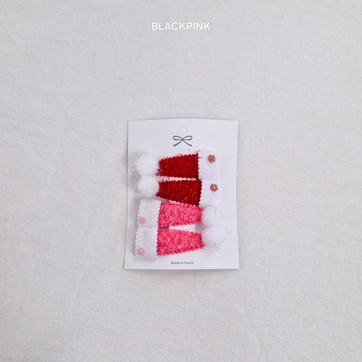 Black Pink - Korean Children Fashion - #designkidswear - Cone Hat Snap Pin Set - 2