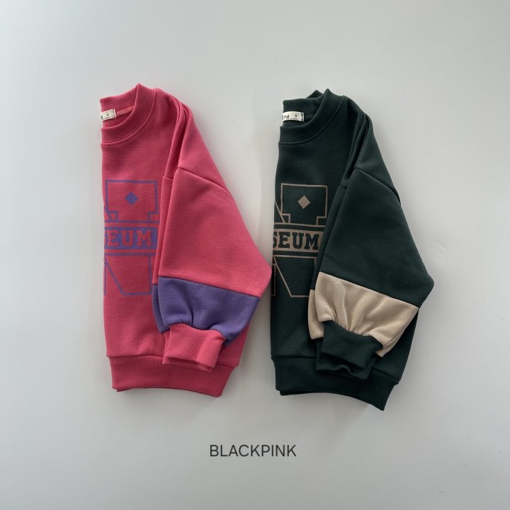 Black Pink - Korean Children Fashion - #childrensboutique - N Color Fleece Sweatshirt - 4
