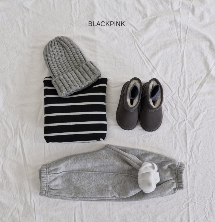 Black Pink - Korean Children Fashion - #designkidswear - Stripe Fleece Sweatshirt - 10