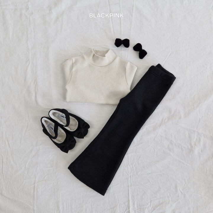 Black Pink - Korean Children Fashion - #designkidswear - Winter Peach Half Turtleneck - 9