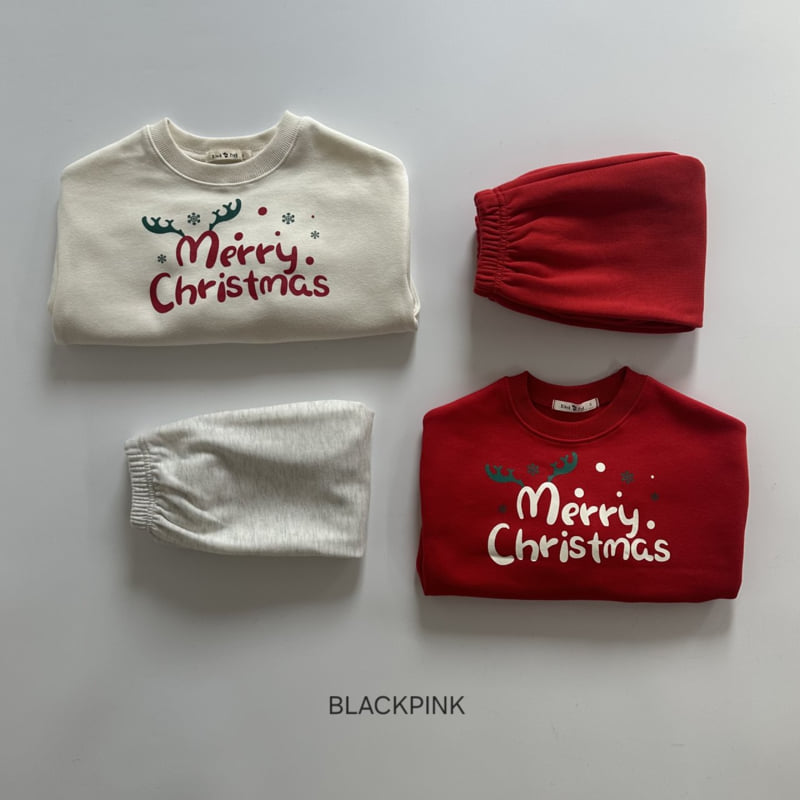 Black Pink - Korean Children Fashion - #designkidswear - Christmas Sweatshirt - 6