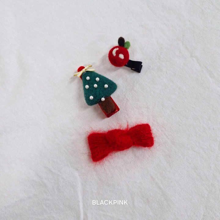 Black Pink - Korean Children Fashion - #discoveringself - Snowman Tree Set - 8