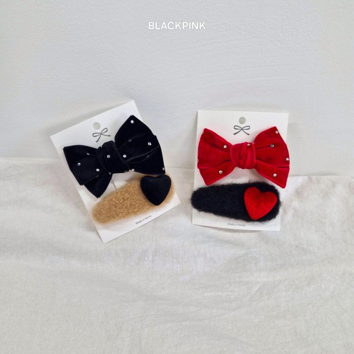 Black Pink - Korean Children Fashion - #discoveringself - Cubic Velvet Set - 7