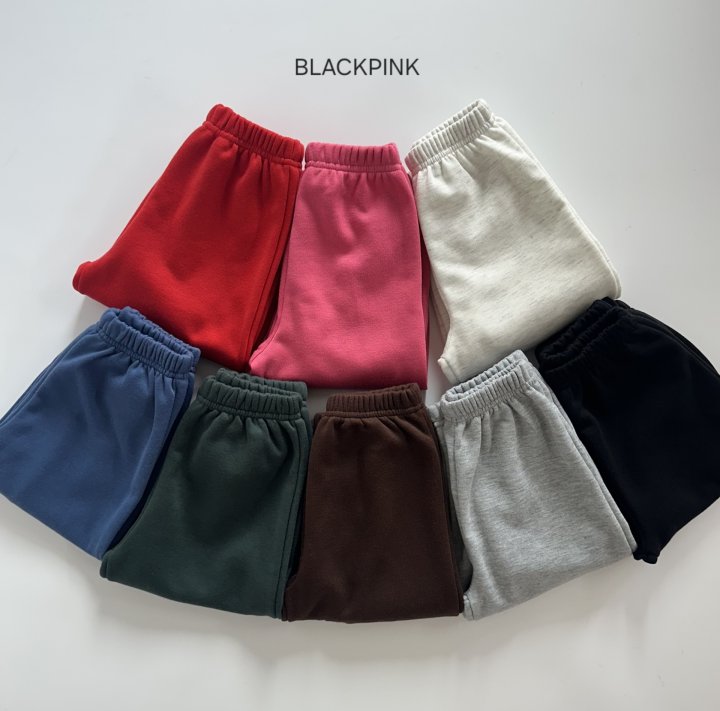 Black Pink - Korean Children Fashion - #discoveringself - WINTER Fleece Jogger Pants