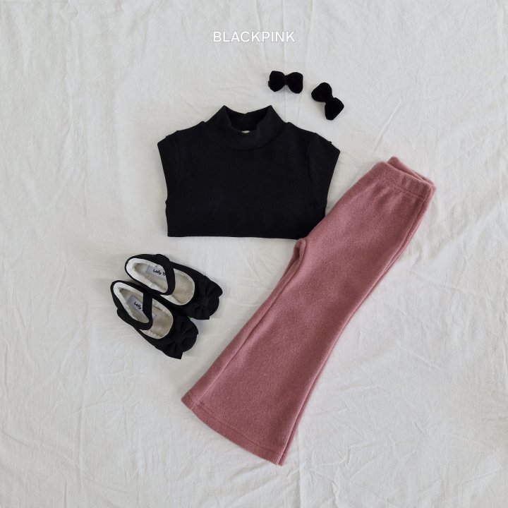 Black Pink - Korean Children Fashion - #discoveringself - Winter Peach Half Turtleneck - 10