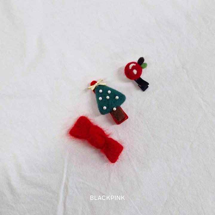 Black Pink - Korean Children Fashion - #fashionkids - Snowman Tree Set - 9