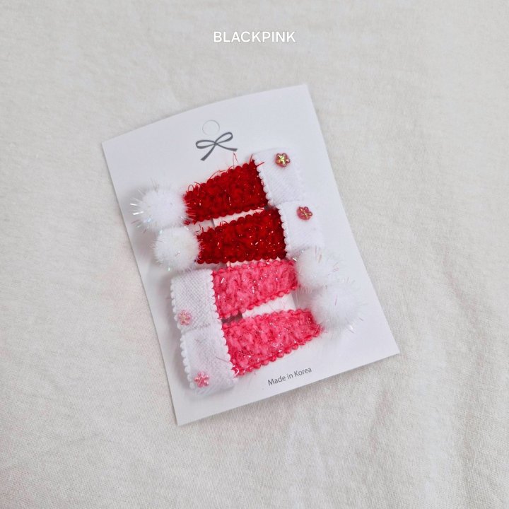 Black Pink - Korean Children Fashion - #discoveringself - Cone Hat Snap Pin Set - 4