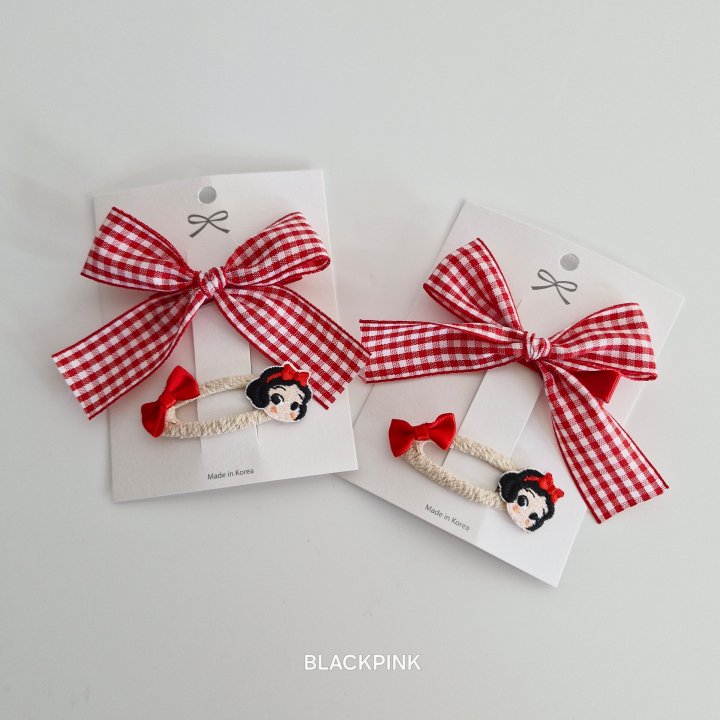 Black Pink - Korean Children Fashion - #fashionkids - Princess Check Set (set of 2) - 2