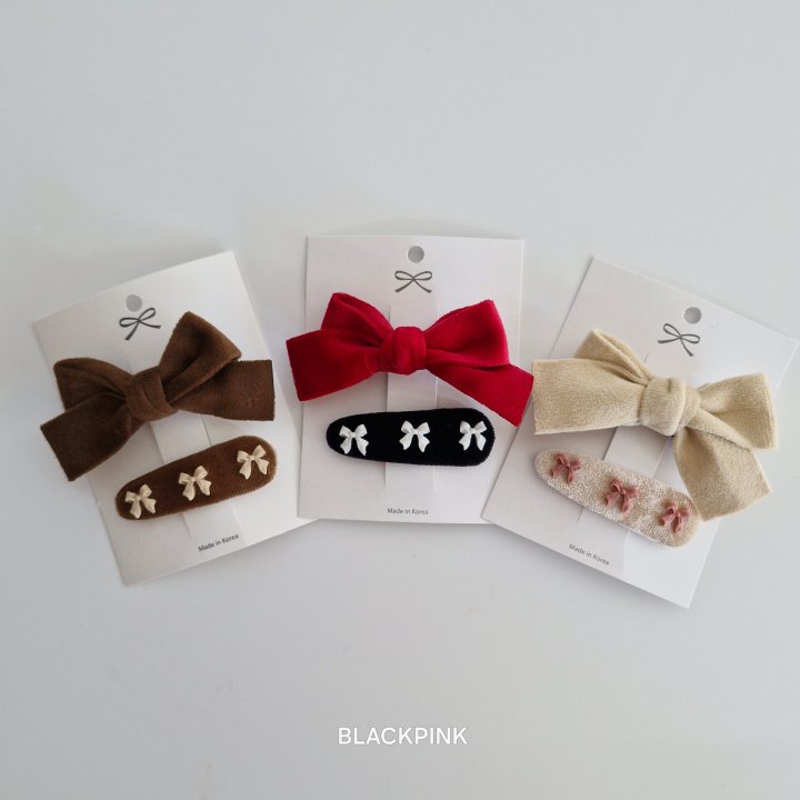 Black Pink - Korean Children Fashion - #fashionkids - Rita Velvet Set (set of 2)