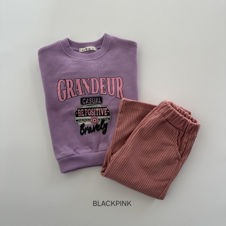 Black Pink - Korean Children Fashion - #fashionkids - GRANDRUR Fleece Sweatshirt - 11