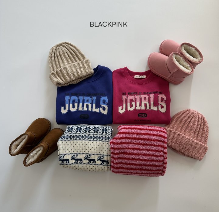 Black Pink - Korean Children Fashion - #discoveringself - JGIRLS Fleece Sweatshirt - 4
