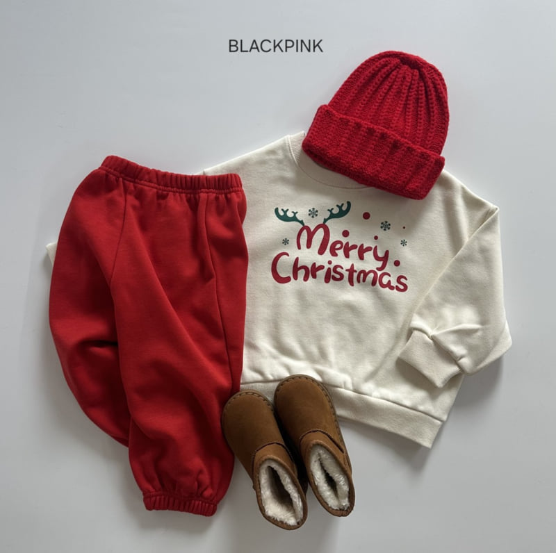 Black Pink - Korean Children Fashion - #fashionkids - Christmas Sweatshirt - 8