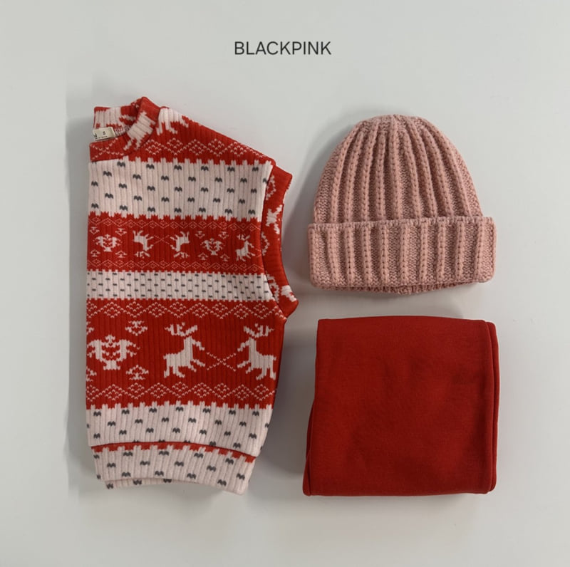 Black Pink - Korean Children Fashion - #fashionkids - Nordic Fleece Vest - 5