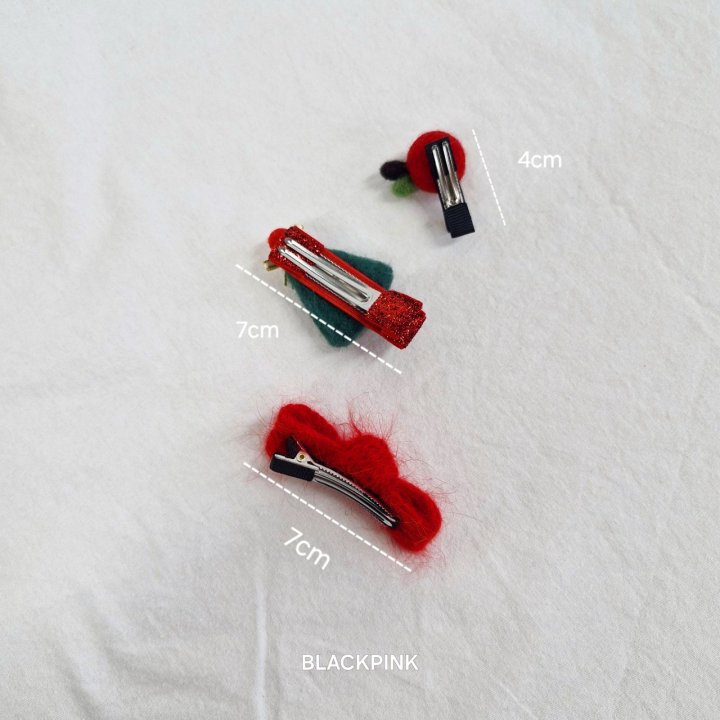 Black Pink - Korean Children Fashion - #kidsshorts - Snowman Tree Set - 10