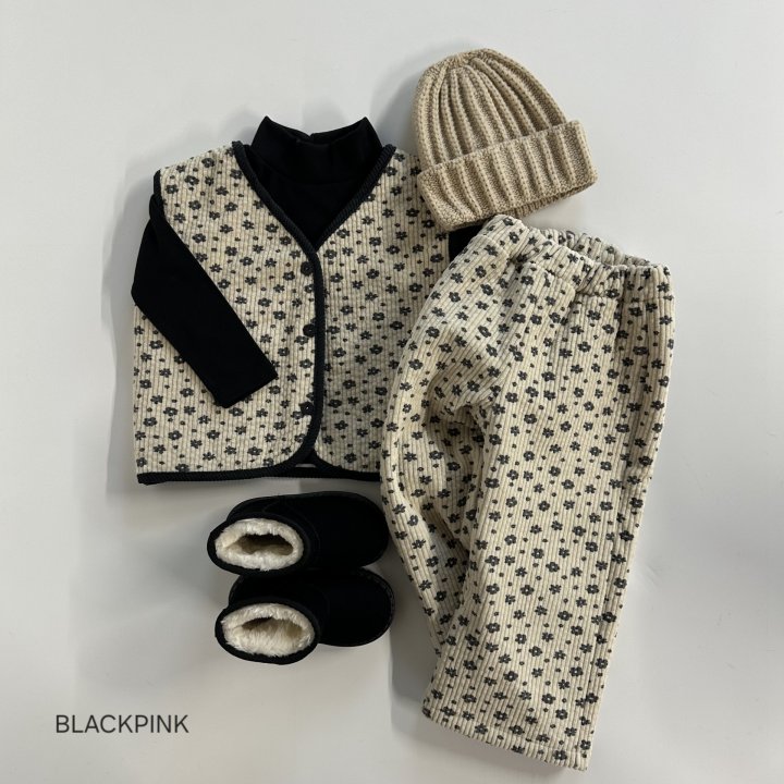 Black Pink - Korean Children Fashion - #kidsshorts - Soft Cozy Half Turtleneck Tee - 9