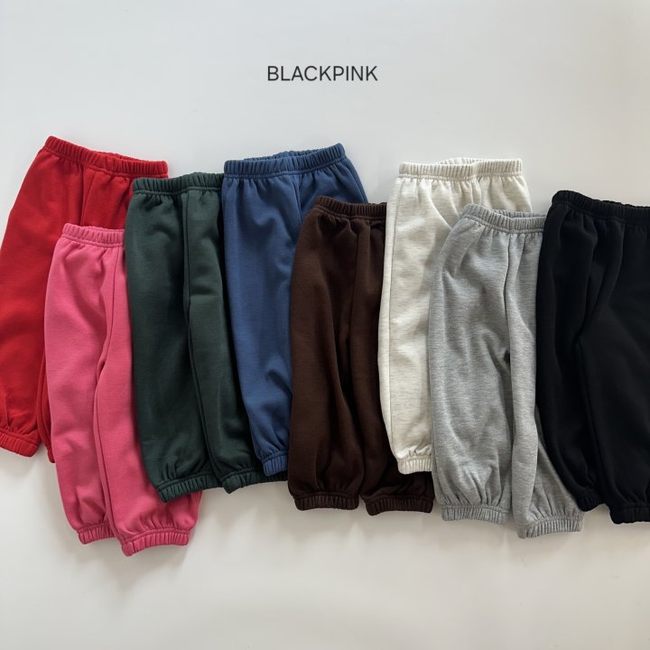 Black Pink - Korean Children Fashion - #kidsshorts - WINTER Fleece Jogger Pants - 3