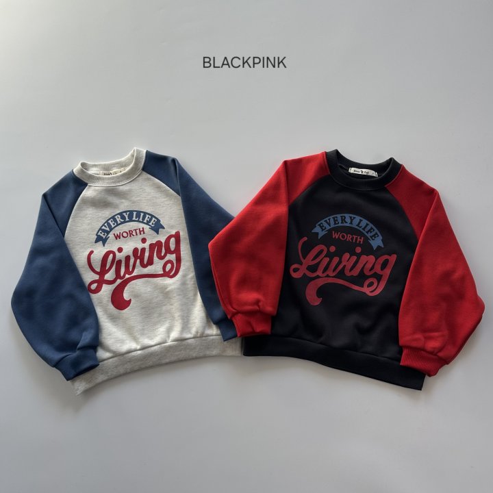 Black Pink - Korean Children Fashion - #kidsshorts - Everyday Fleece Sweatshirt - 2